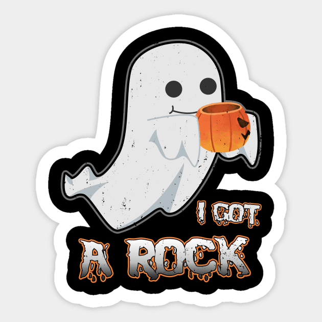 I got a rock Halloween Sticker by danieldamssm